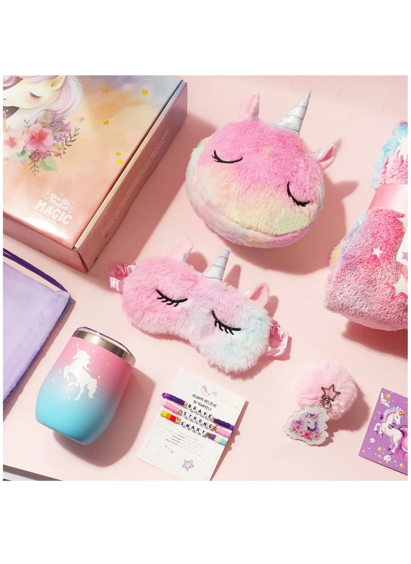 Unicorn Gift Set for Girls Unicorn Toys for Girls Birthday Parties Gift Box with Blanket Bag and Cups - pzsku/Z258631F8E0D48321BEC7Z/45/_/1708943220/01904ad5-4a31-4de2-a7d3-f8269c844871