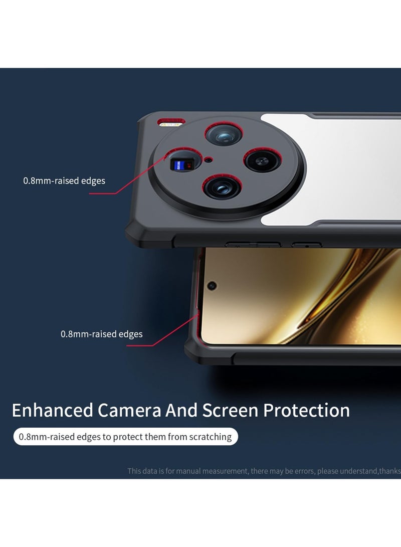 Case Compatible with Infinix Hot 50i, [Droproof] [Sweat-Proof] [Fingerprint-Proof] Shockproof Protective Phone Case-Black - Image 4