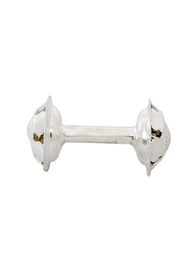 KMJ Pure Silver jhunjhuna Rattle for Baby, Gifts for Baby (Weight 9 Grams) - Image 1