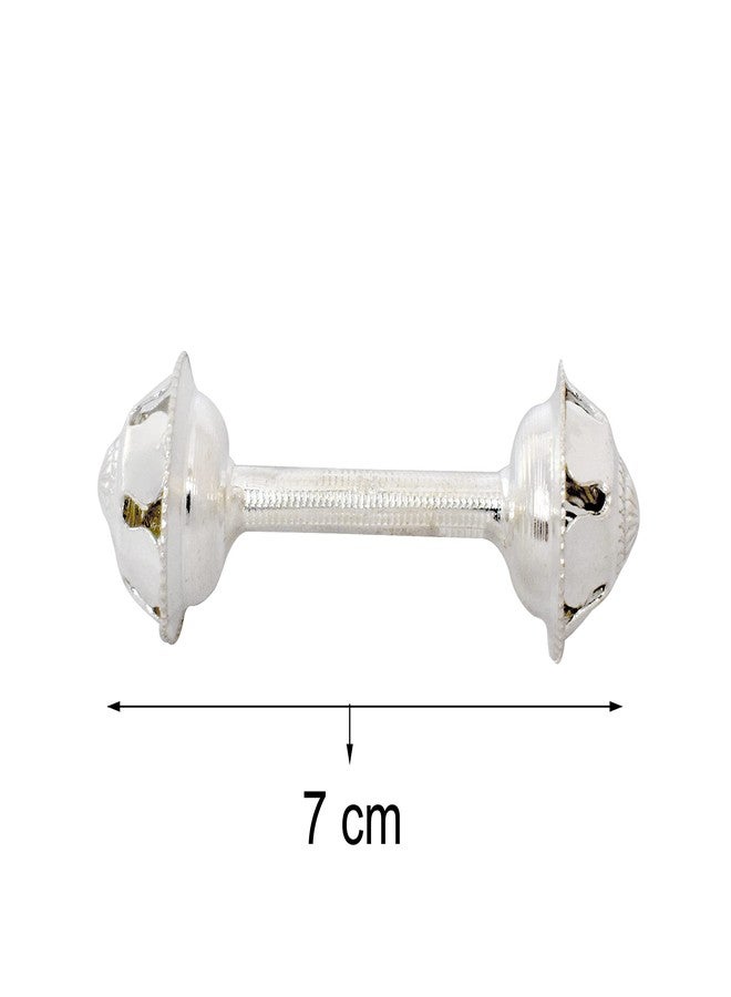 KMJ Pure Silver jhunjhuna Rattle for Baby, Gifts for Baby (Weight 9 Grams) - Image 2