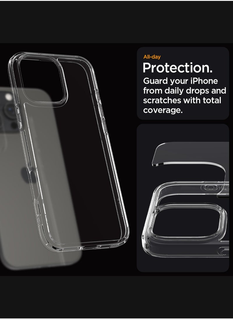 Spigen Ultra Hybrid iPhone 16 Pro Max Case Cover (2024) - Crystal Clear  - Image 5