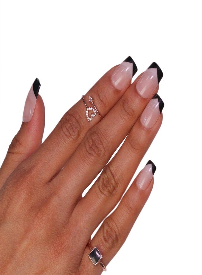 Beromt Press On Nails Set Of Full Fake Nails With Beautiful Printed Designed Salon Ready - BFN294FN - Image 2
