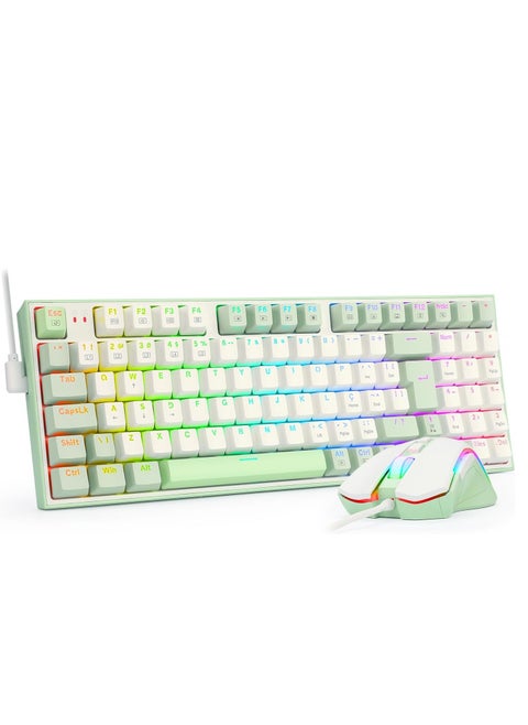 S134 (WINTER EDTION) Combo Ultimate Gaming Rig 94% Mechanical Keyboard RGB Brown Switch, Mouse 7200 DPI Optical Sensor