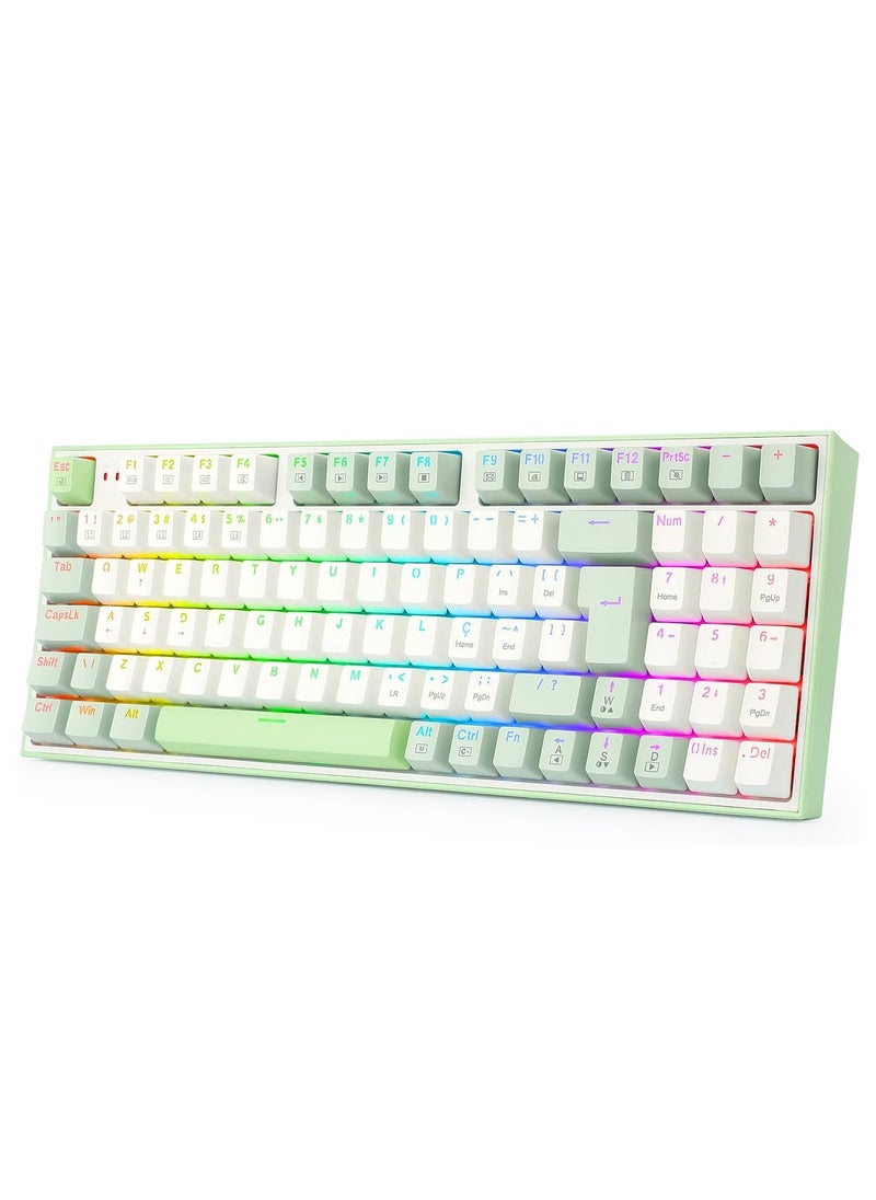 S134 (WINTER EDTION) Combo Ultimate Gaming Rig 94% Mechanical Keyboard RGB Brown Switch, Mouse 7200 DPI Optical Sensor