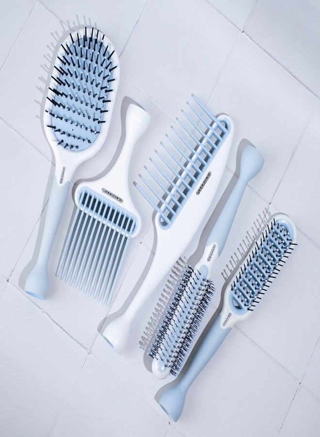 Cricket Friction Free 1.5” Thermal Brush - Seamless Ceramic Barrel for Blowout and Curling, Ion-Infused Tourmaline Bristles, Anti-Static Styling, Non-Slip Grip, Professional for All Hair Types - Image 4