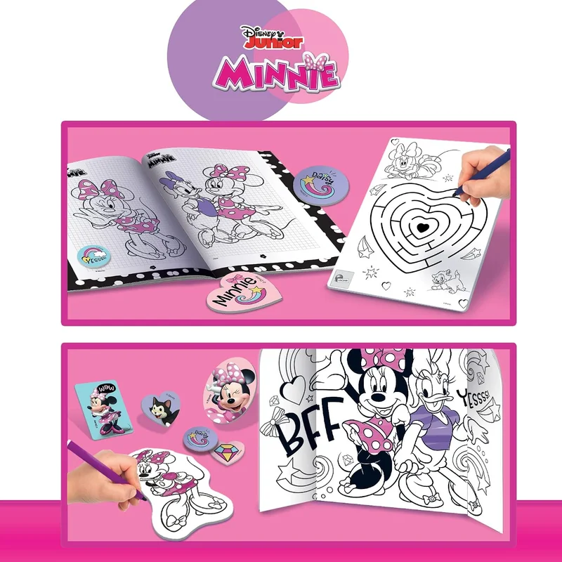 Disney  Disney Junior Minnie Mouse Coloring and Drawing School Backpack for Women | Best Price UAE