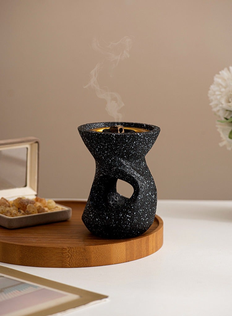 ZAHA Incense burner Holder, home atmosphere decoration, modern design,8.5*11cm - Image 1