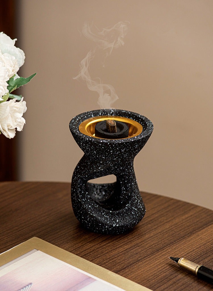 ZAHA Incense burner Holder, home atmosphere decoration, modern design,8.5*11cm - Image 2