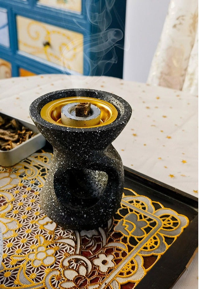 ZAHA Incense burner Holder, home atmosphere decoration, modern design,8.5*11cm - Image 4