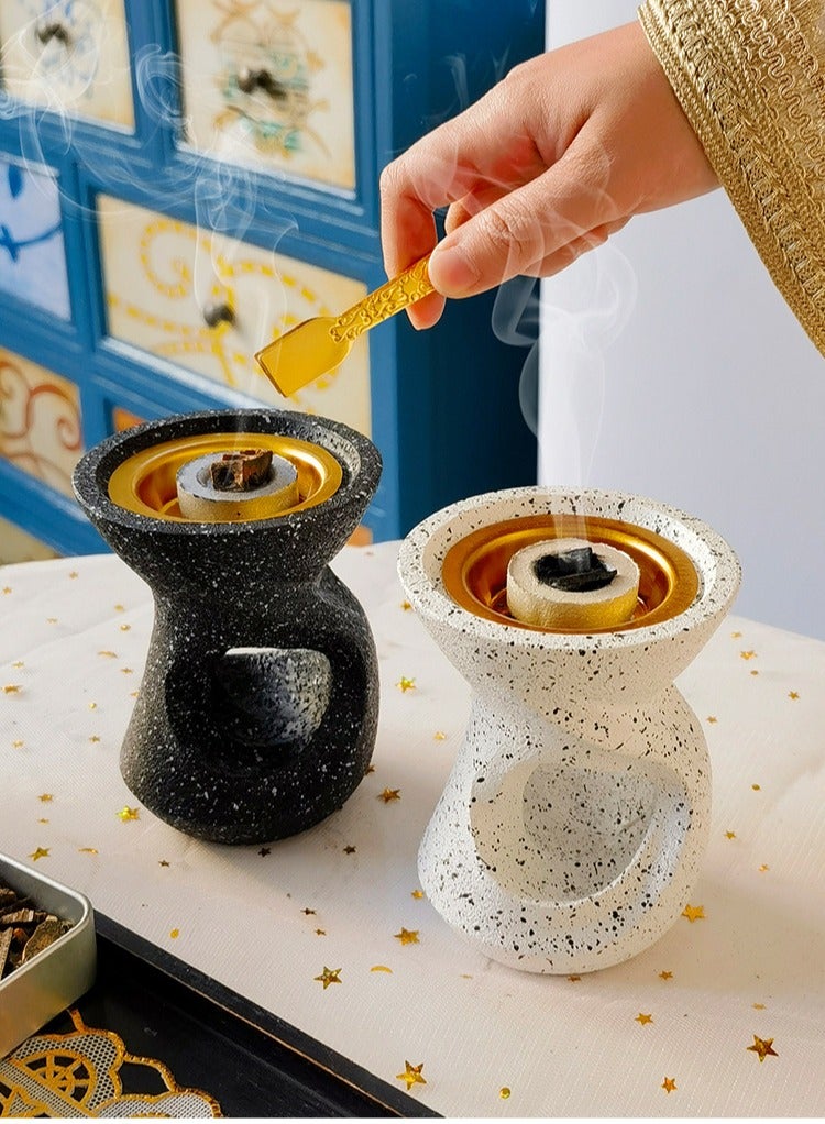 ZAHA Incense burner Holder, home atmosphere decoration, modern design,8.5*11cm - Image 5