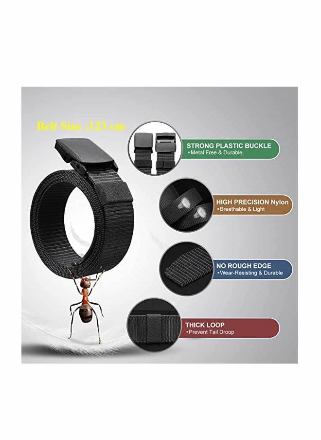Umiwin - Mens Belt Automatic Nylon Men's Belt Black Belt for Men - Image 1