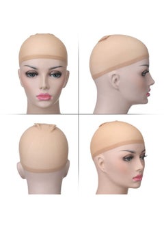 Akstore Akstore Mesh Wig Cap Net Natural Nylon Wig Caps (6PCS - Beige)  - Image 4