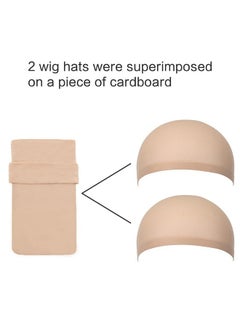 Akstore Akstore Mesh Wig Cap Net Natural Nylon Wig Caps (6PCS - Beige)  - Image 2