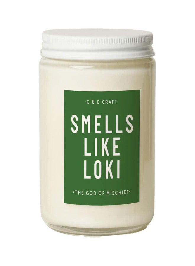CE CRAFT C&E Craft CE Craft Smells Like Loki Scented Candle Mahogany Teakwood All Natural Soy Wax Candle Jar Scented Candle for Gift, Home, Office - Image 1