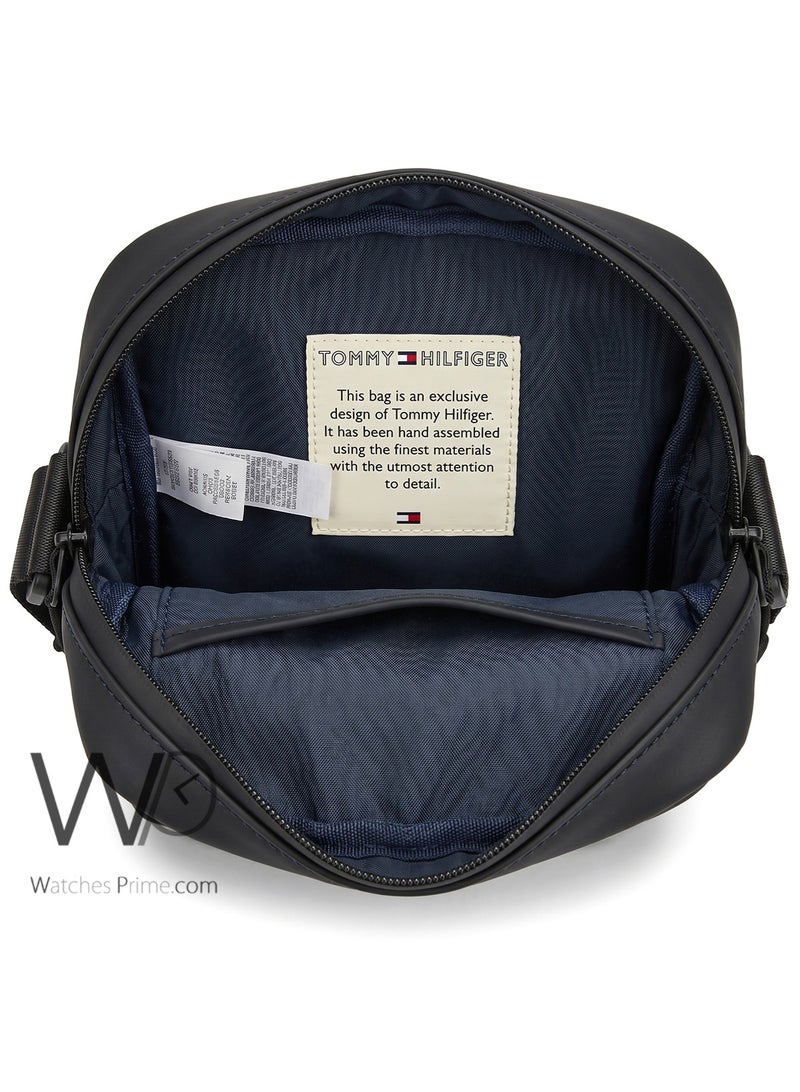 Tommy Icons شنطة كروس رجالي تومي هيلفيغر - أسود ناعم بتصميم عملي - Image 5