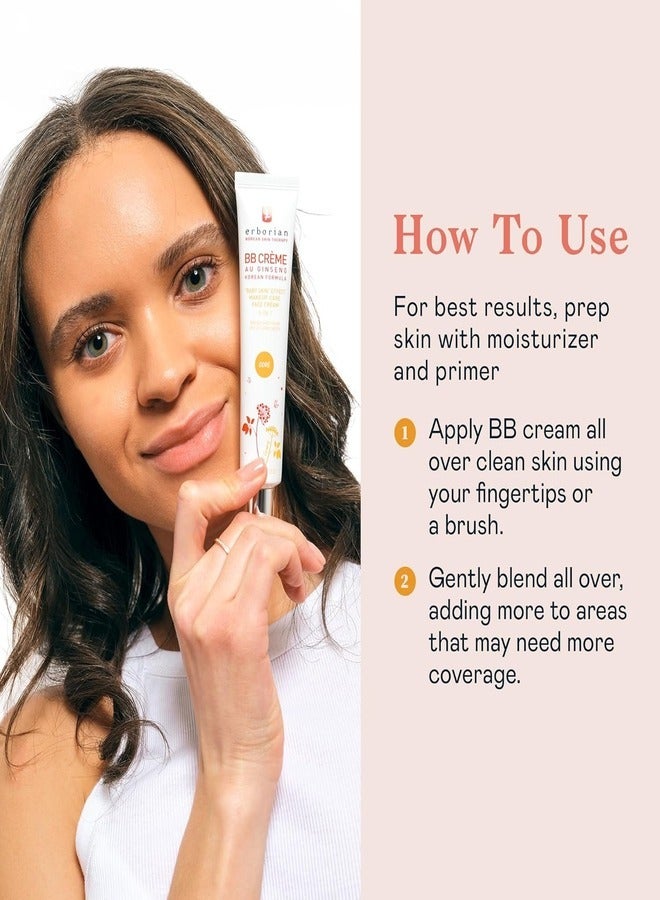 erborian ERBORIAN BB Cream Au Ginseng SPF 20, Dore – Perfect Skin Coverage and Sun Protection 40ml  - Image 4