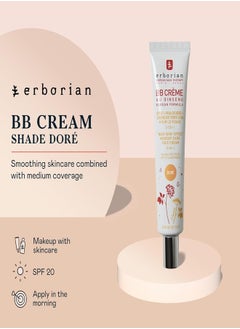 erborian ERBORIAN BB Cream Au Ginseng SPF 20, Dore – Perfect Skin Coverage and Sun Protection 40ml  - Image 5