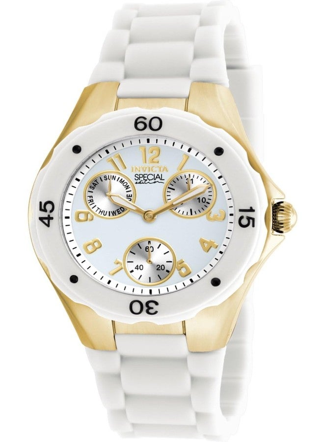 Invicta Women's 18796 Angel Analog Display Japanese Quartz White Watch, white, Movement - Image 1