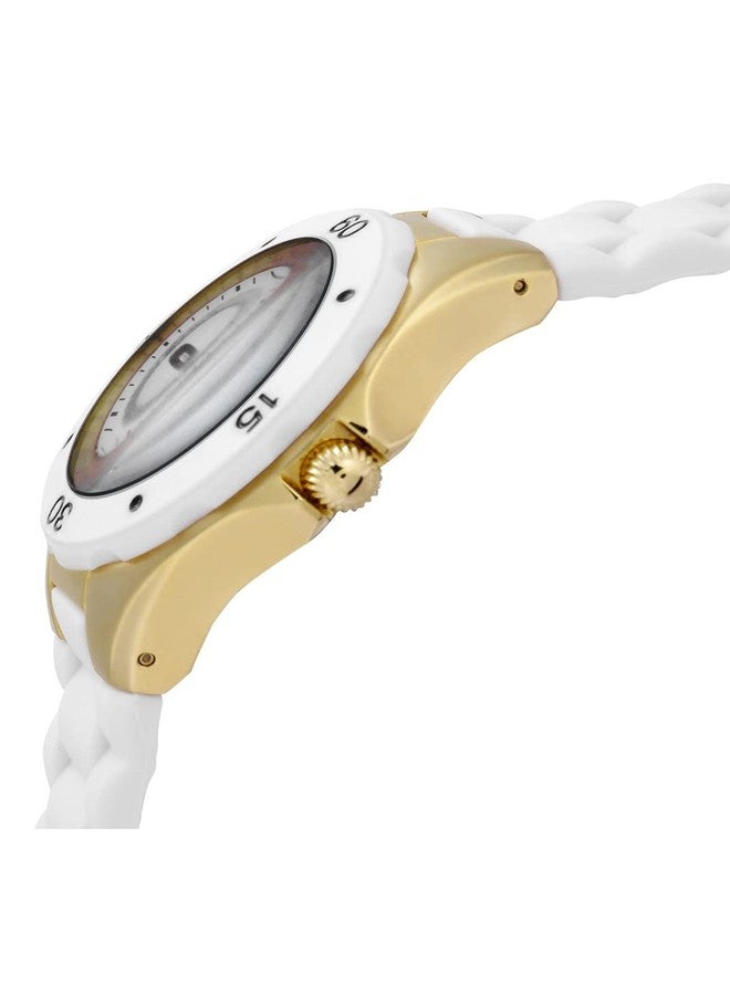 Invicta Women's 18796 Angel Analog Display Japanese Quartz White Watch, white, Movement - Image 5