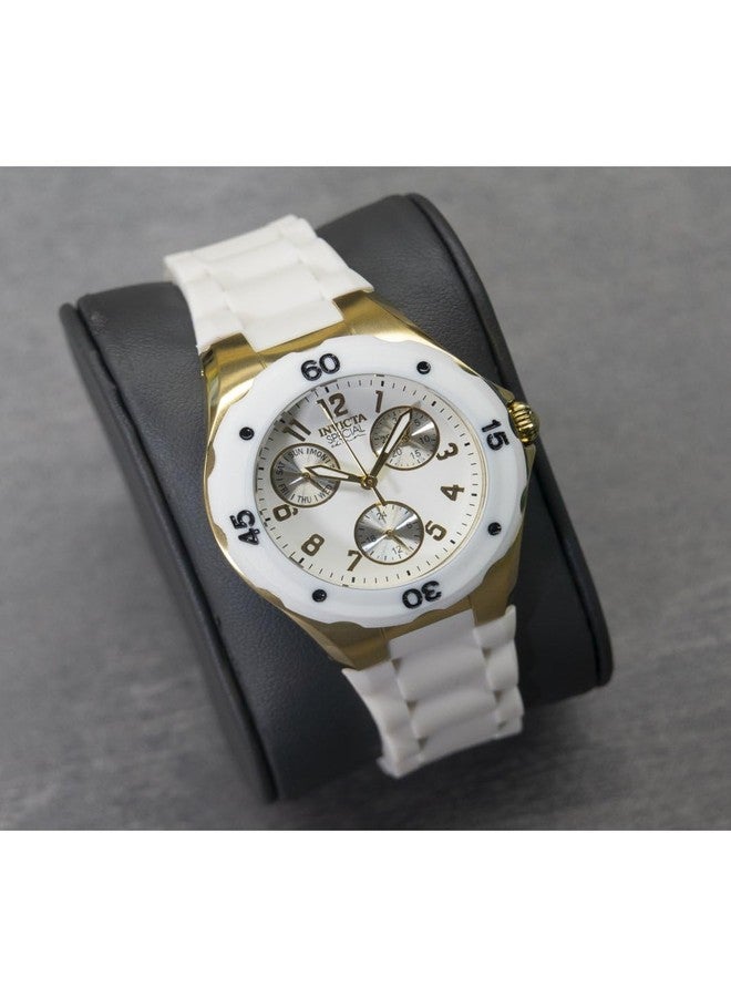Invicta Women's 18796 Angel Analog Display Japanese Quartz White Watch, white, Movement - Image 2