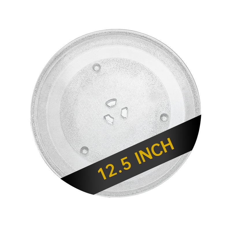 Rotaglass 125 Microwave Glass Turntable Plate 125 318cm Microwave Tray Replacement Glass Plate Glass Tray Replacement for LG GE SamsungMagic Chef Hotpoint Panasonic Kenmore etc - Image 2