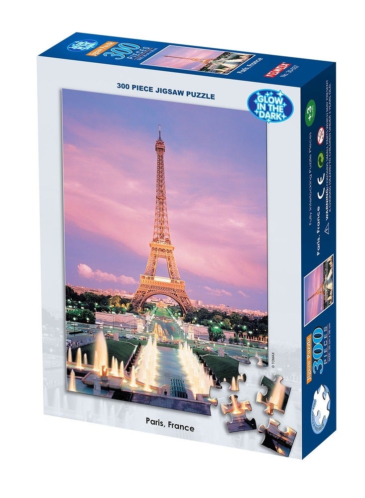 توماكس بازل باريس، فرنسا ,باريس المتوهج في الظلام 300 قطعة - 30-037 - Image 1
