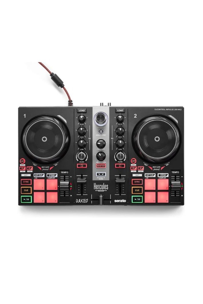 Hercules DJ Hercules DJControl Inpulse 200 MK2 DJ Controller  - Image 1