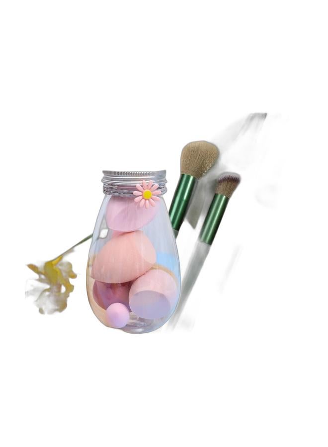 Soft Makeup Blender Sponge Set, High Elasticity Foundation Sponges, Wet Dry Dual Use Cosmetic Puff for Concealer Cream Makeup Application & Soft Makeup Brushes Set Multi-Function Cosmetic Beauty Tools Bundle - Image 1