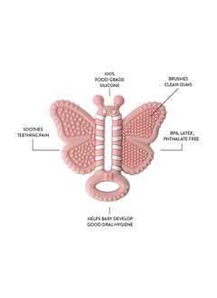 Malarkey Kids Baby Teether  Butterfly Brush  - Image 2