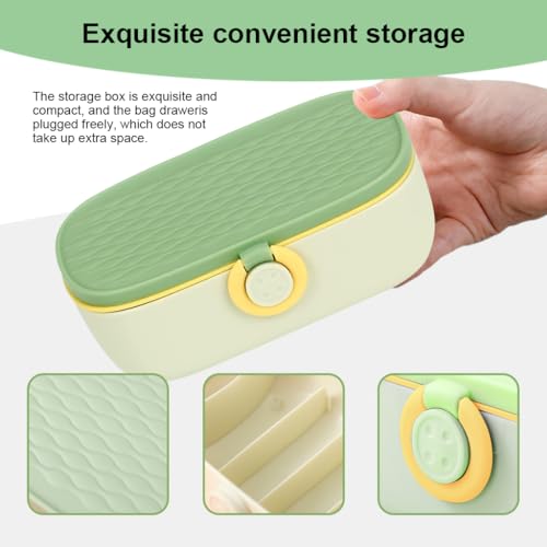 ELEPHANTBOAT® Sewing Kit Full Set Portable,Sewing Kit Box for Home Use Travel Use Portable Stitching with Spools of Thread,Scissors Thimble Threader Buttons - Image 5