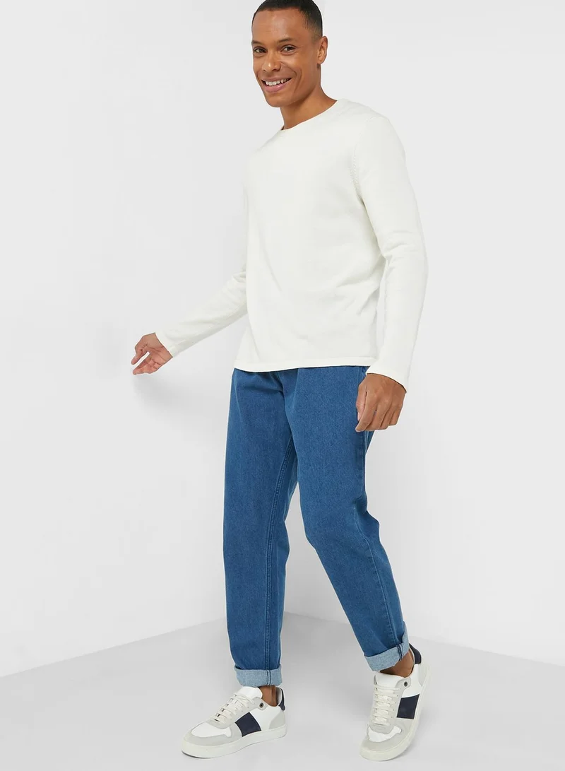 Seventy Five Baggy Fit Pleated Jean