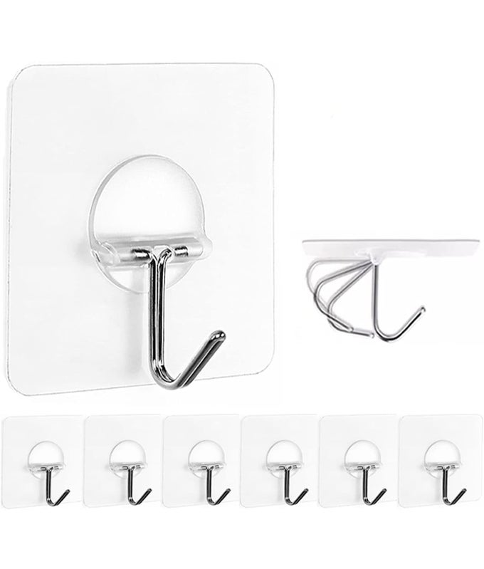 WALL HANGER HOOKS FOR HANGING CLOTHES HOME KITCHEN OFFICE BATHROOM BEDROOM DOOR ORGANIZERS ACCESSORIES ITEMS PACK OF 15
