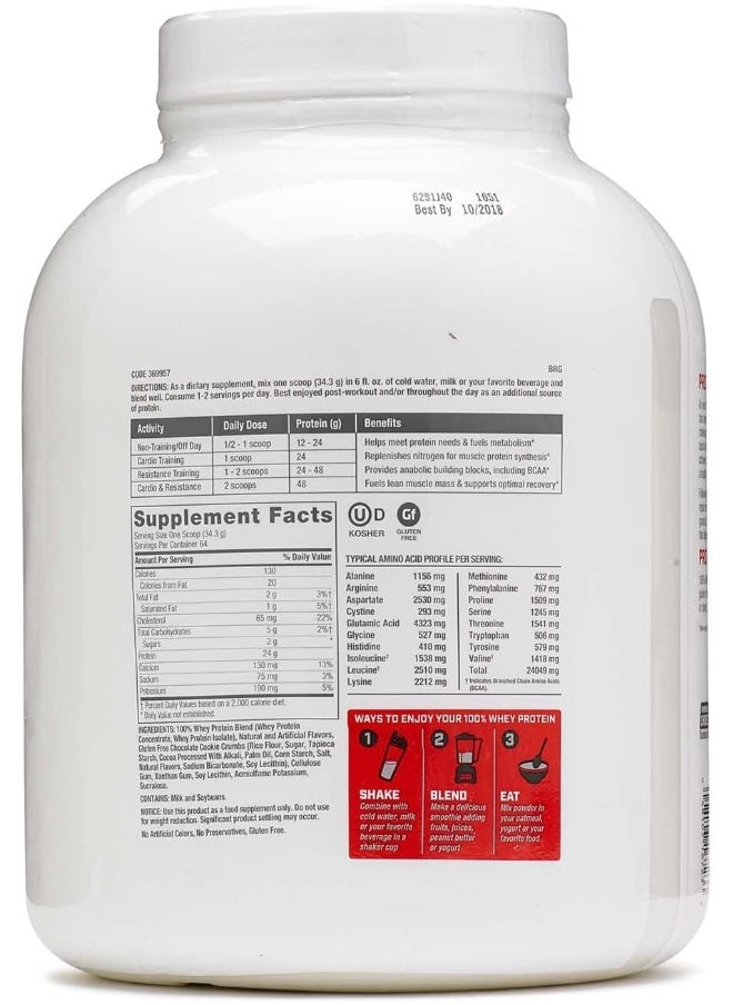 GNC PRO PERFORMANCE 100% WHEY - COOKIES & CREAM  - Image 2