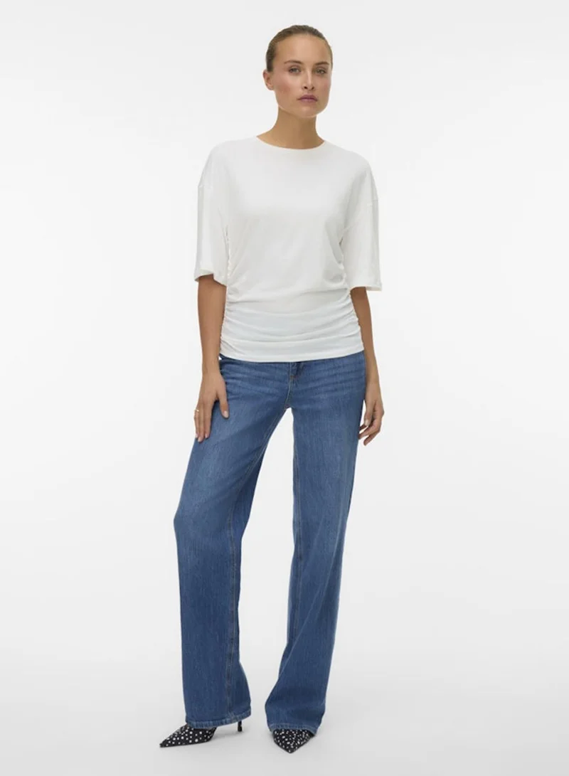 فيرو مودا 3/4 Sleeve Cotton Top