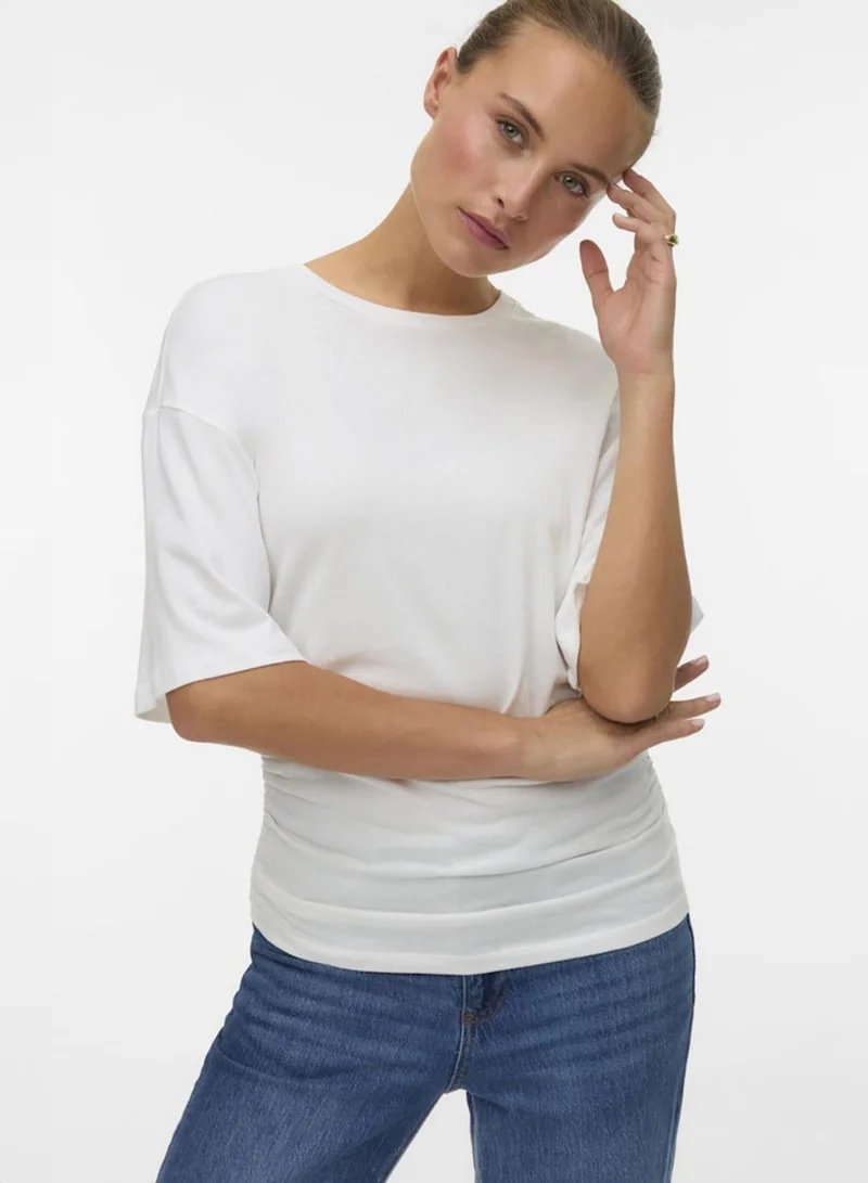 فيرو مودا 3/4 Sleeve Cotton Top