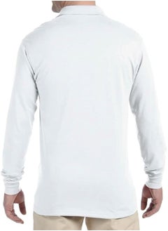 International Uniform L.L.C Men's Spot Shield Long Sleeve Polo Shirt  - Image 2