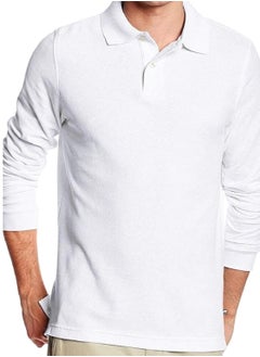 International Uniform L.L.C Men's Spot Shield Long Sleeve Polo Shirt  - Image 1