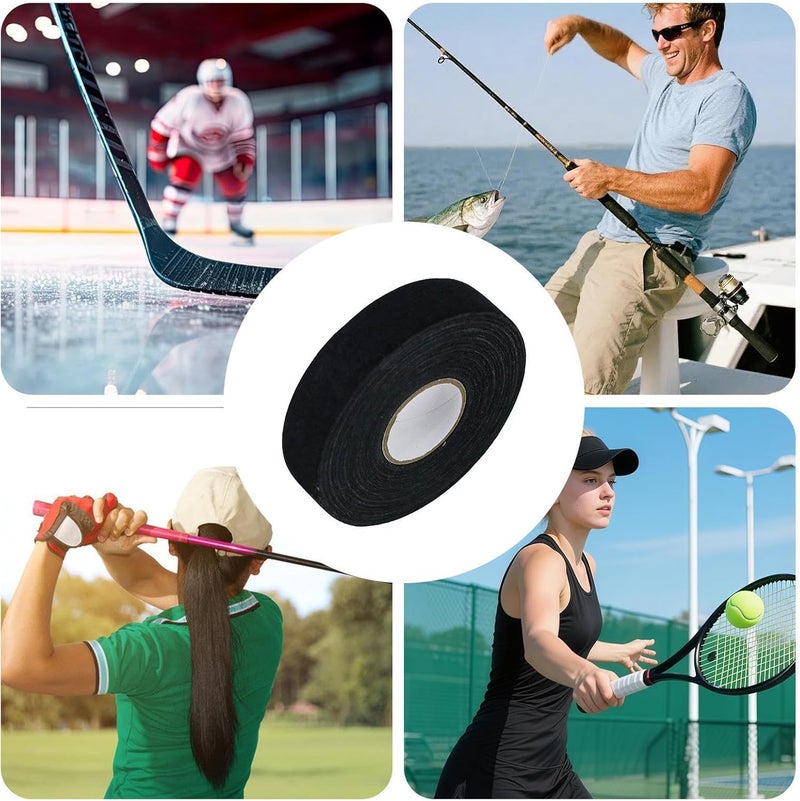 Hockey Tape,1 Inch x 82 Ft Stick Wrap - Waterproof Anti-Slip Baseball Bat Grip Tape,for Hockey Sticks Baseball Bats Golf Clubs Tennis - Image 4
