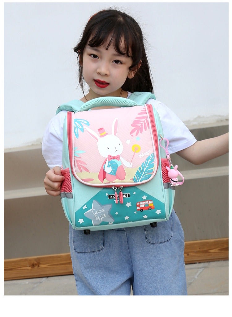 Kids Backpacks, Girls Backpack with Adjustable Padded Shoulder Straps, Personalized Waterproof School Bags with Cartoon Patterns, Lightweight Resistant Travel Daypack, School Bookbag As Perfect Gifts for Girls, 25x14x30cm - Image 3