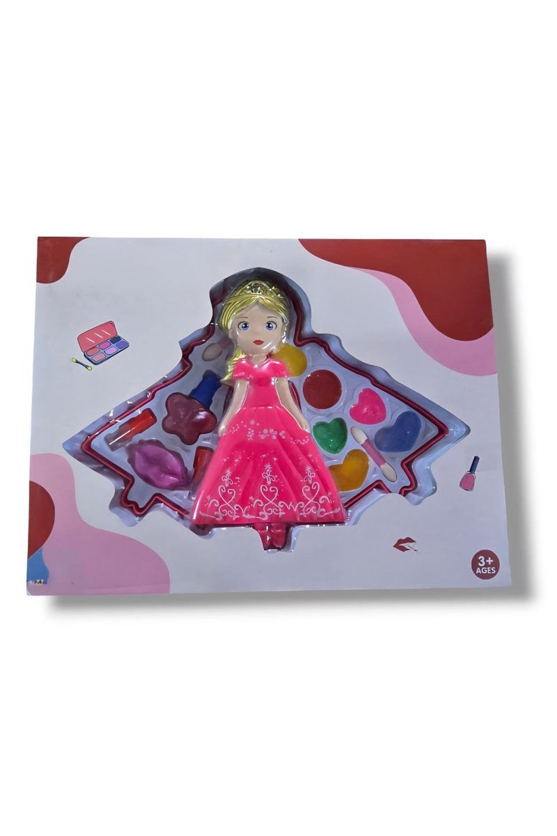 لعبة مكياج اطفال حقيقي (تاتي باللوان متعددة) - هدية عيد ميلاد مناسبة للبنات الصغيرة - لعبة الميكب - مجموعة مكياج ريال للاطفال العاب مكياج قابلة للغسل للاطفال - مجموعات مكياج محمولة للأطفال للبنات، هدايا عيد الميلاد - مستحضرات التجميل للبنات، لعبة تجميل امنة بلاستيكية للاطفال، العاب بناتي للمكياج، يمكن تقديمها كهدية - مستحضرات تجميل قابلة للغسل، حقيقي للعب الأطفال