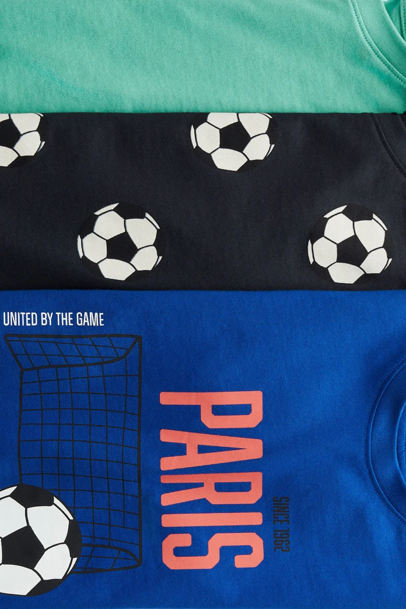 اتش اند ام 3-pack printed T-shirts