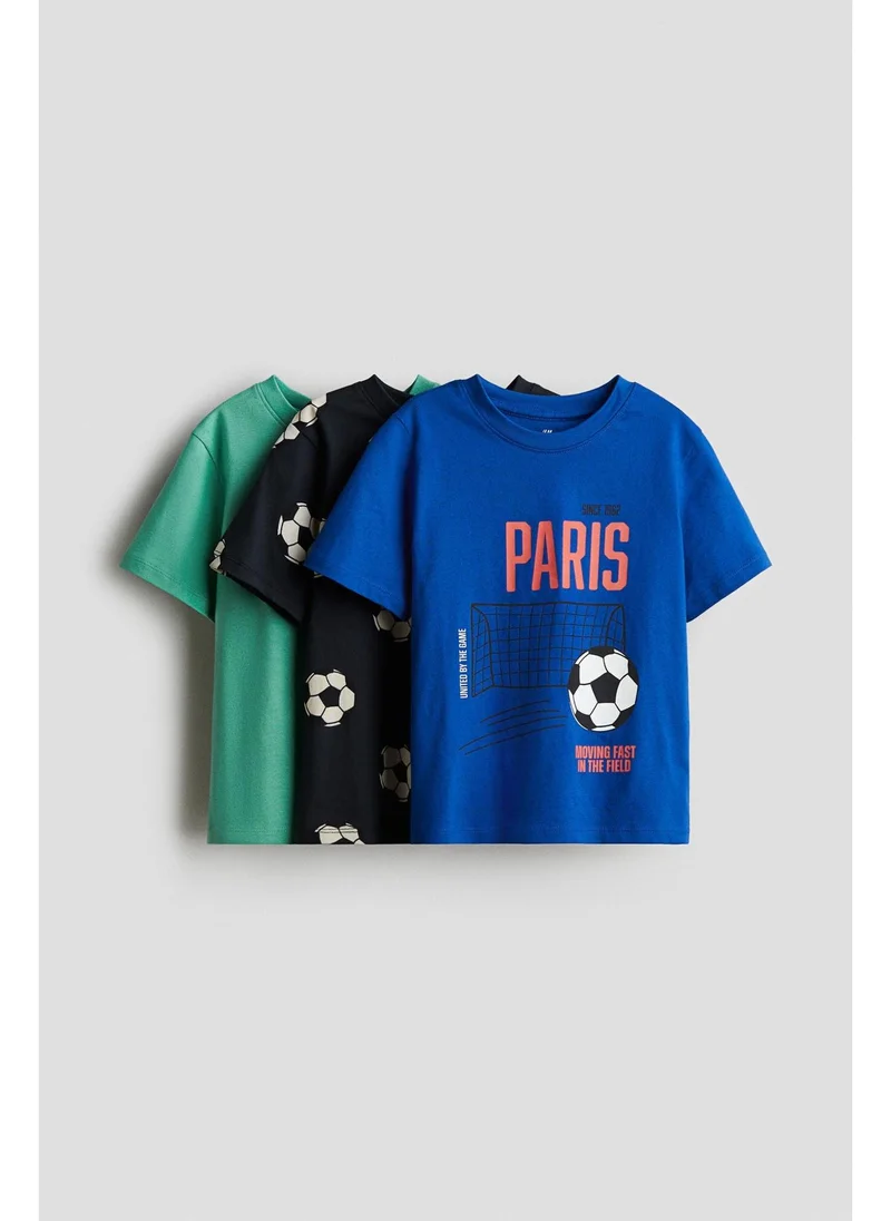 اتش اند ام 3-pack printed T-shirts