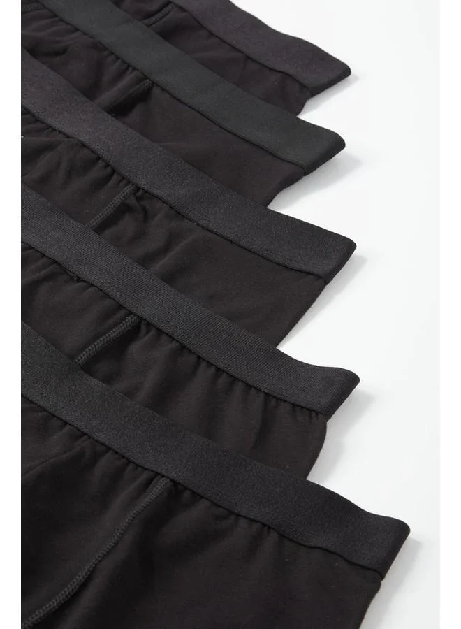 جون June Men 5-Pack Boxer Black