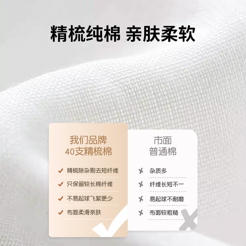 Cute Kidsren'S Cotton Gauze Sweat-Absorbent Towel With Enlarged Back For Kindergarten Baby Sweat Towel Pad Back Baby Cotton Type A - Image 4