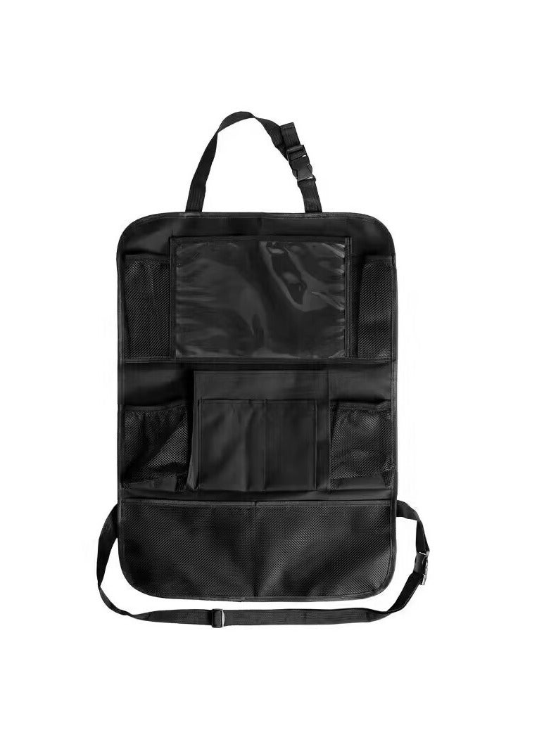 Generic Multifunctional Oxford Cloth Car Seat Organizer-Rear Seat Back Storage Bag for Tablets and More-Small size  - Image 1