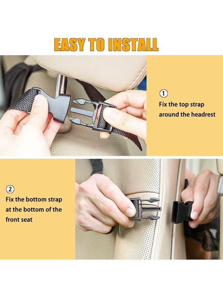 Generic Multifunctional Oxford Cloth Car Seat Organizer-Rear Seat Back Storage Bag for Tablets and More-Small size  - Image 5