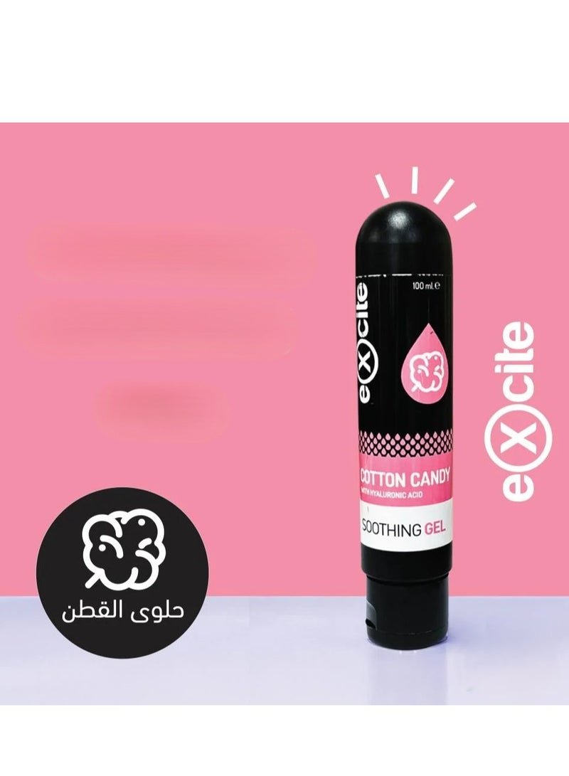 إكسيت جل و مزلق مائي إكسايت بنكهة الحلاوة مع حمض الهيالورونيك قطن 100 مل  - Image 3