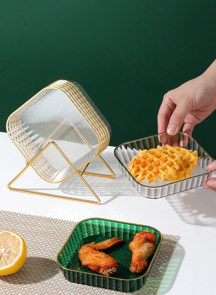 GuRiver Set of 8 PCS Multipurpose Dishes for Pits,Nuts,Fruits,Food and as Bones Dish and Dessert Plates - Image 4