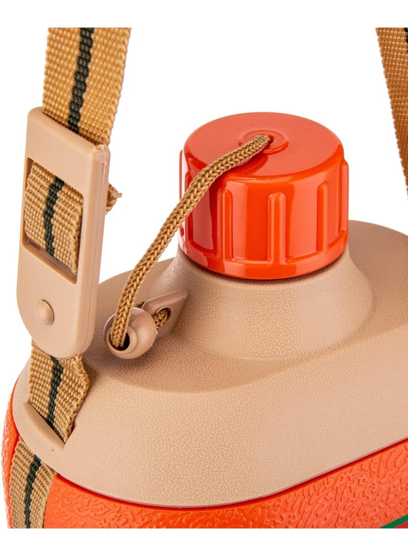 1050 ml Orange Water Bottle – BPA-Free, Leak-Proof, Stylish Sports Bottle – Ideal for Gym, Office, Travel & Outdoor Use  - Image 3