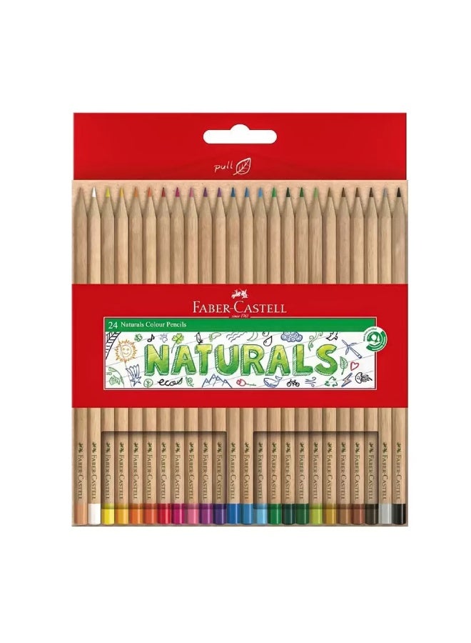 أقلام تلوين فابر كاستل ناتشورالز - 24 قطعة